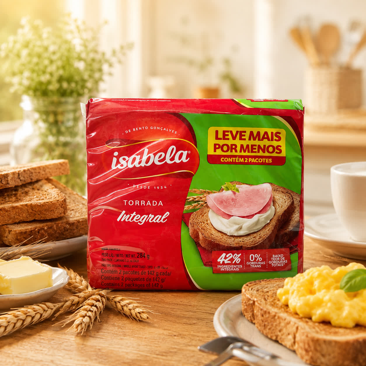 Tostadas Integral, 284g