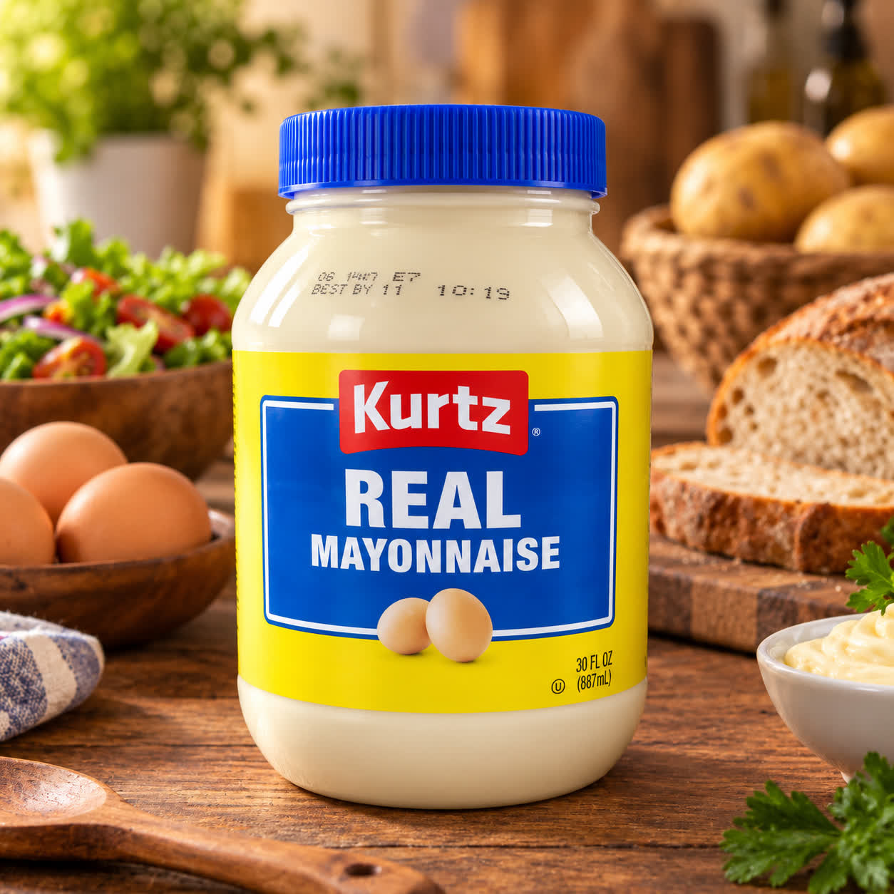 Mayonesa Kurtz, 887ml