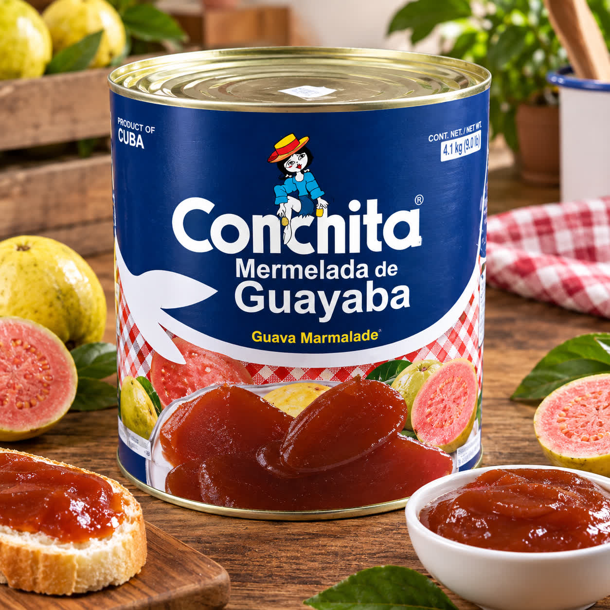 Mermelada de Guayaba La Conchita, 3Kg
