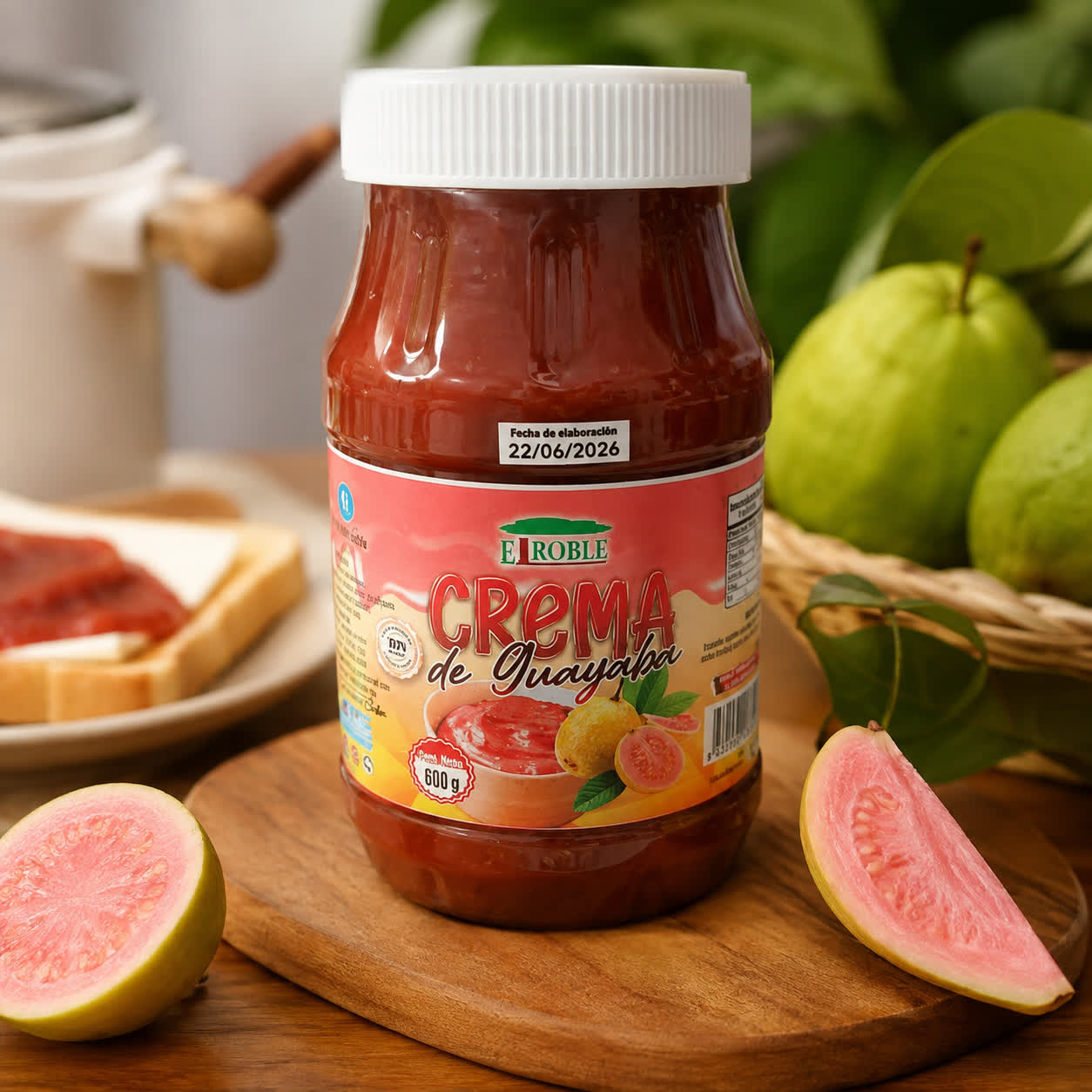 Crema de Guayaba el Roble, 600g