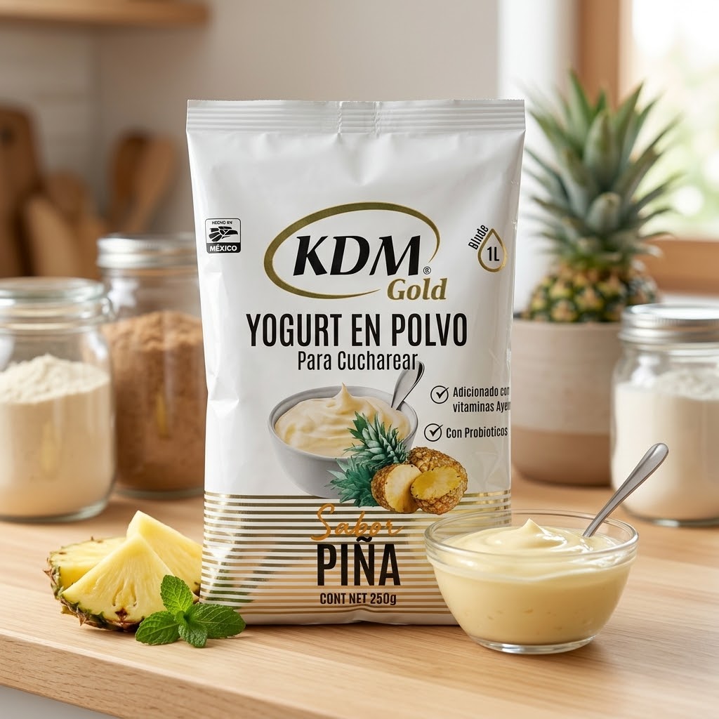 Yogurt en Polvo para Cucharear de Piña, 250g