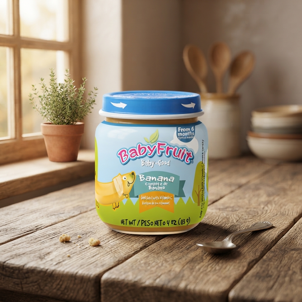 Compota de Plátano Baby Fruit, 113g