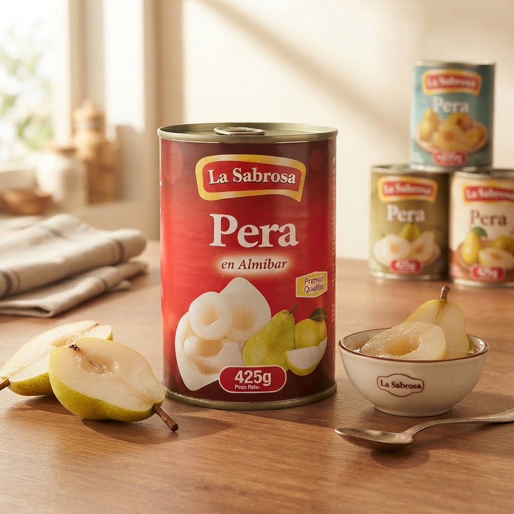 Pera en Almíbar La Sabrosa, 425g