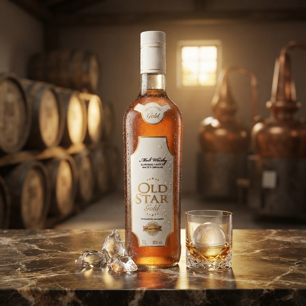 Whisky Old Star Blanco