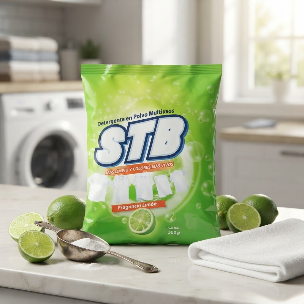 Detergente en Polvo STB Limón, 500g