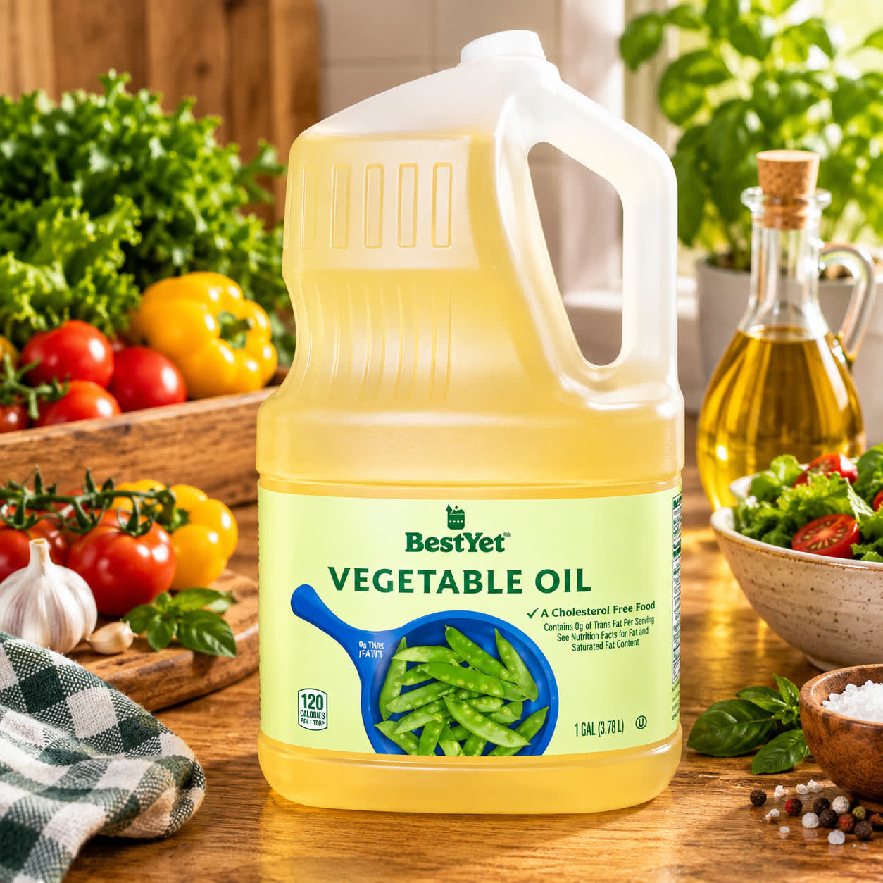 Aceite Vegetal BestYet, 3,78 LT