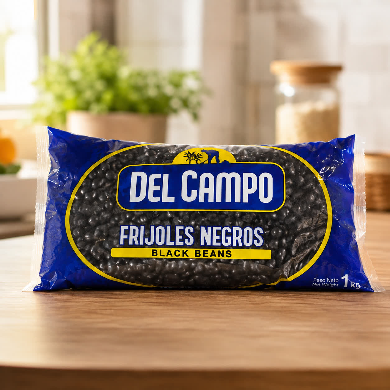 Frijol Negro del Campo, 1 Lb