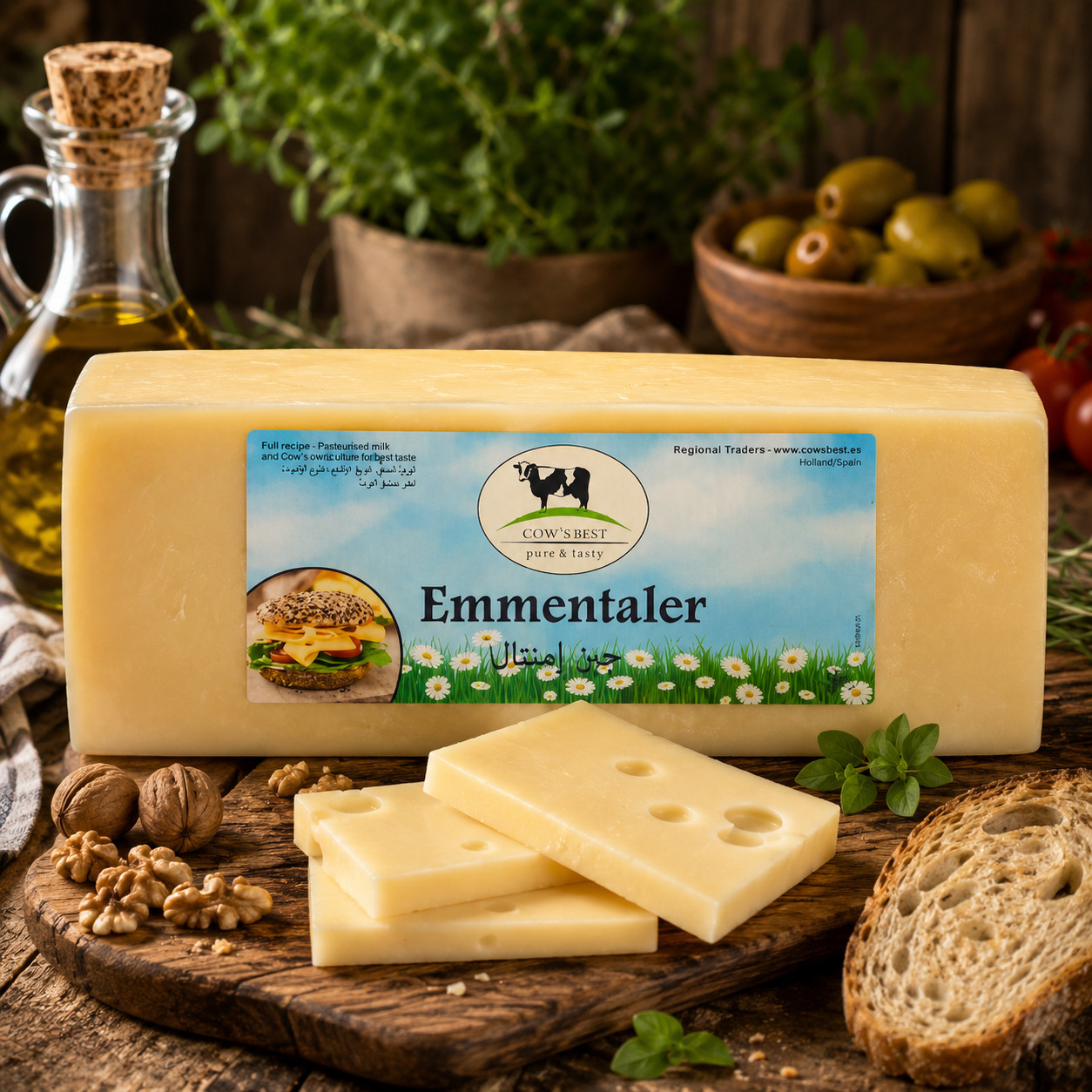 Queso Gouda  Emmental, 3,75Kg
