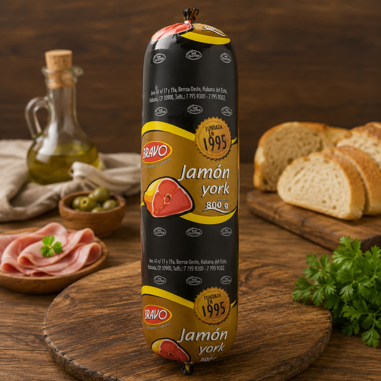 Jamon York Bravo, 800g
