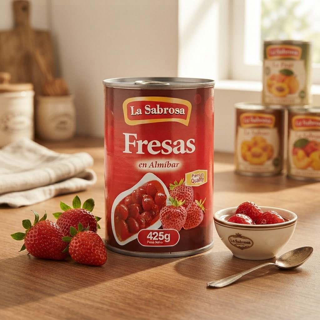 Fresa en Almíbar La Sabrosa, 425g