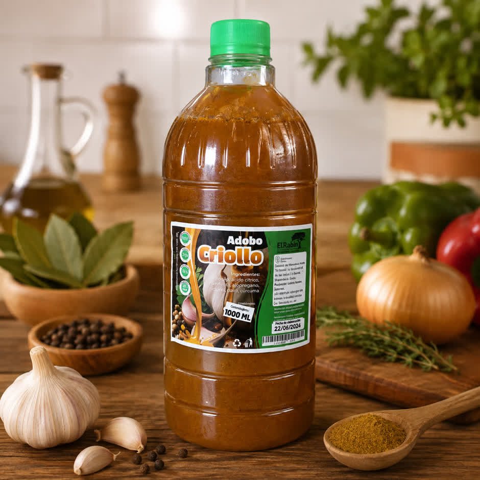 Adobo Criollo El Roble, 1LT