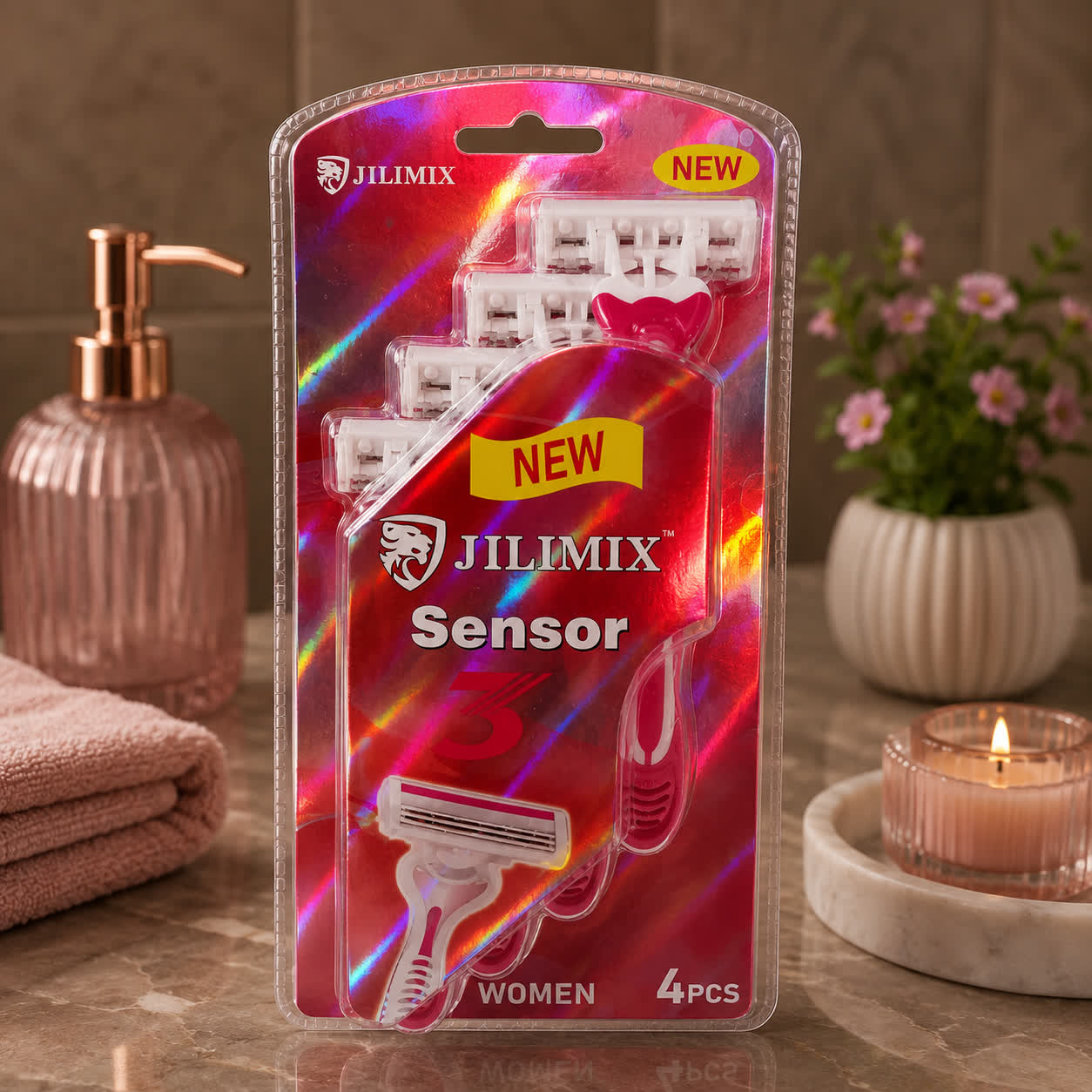 Cuchila de Afeitar 4 unidJilimix Sensor, 0,075kg