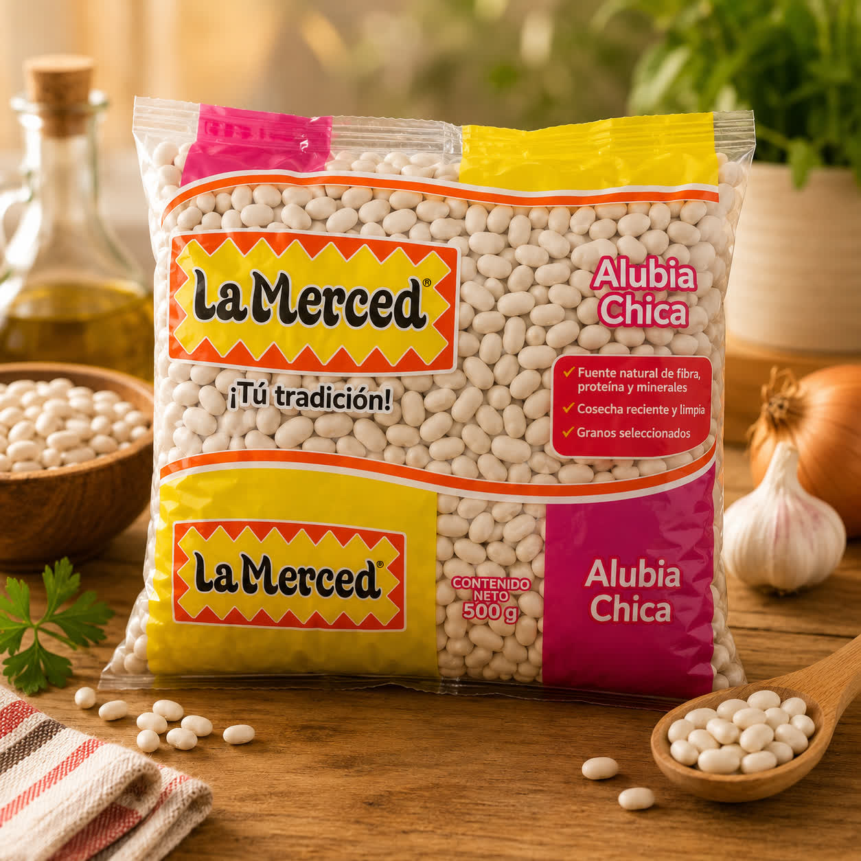 Frijoles Blancos La Merced, 500g
