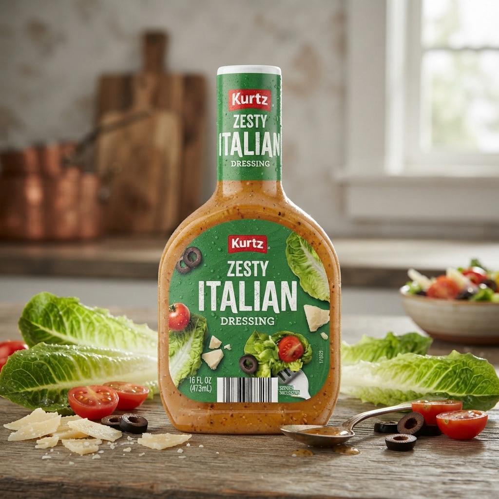 Aderezo Picante Italiano Kurtz, (16oz/473ml)
