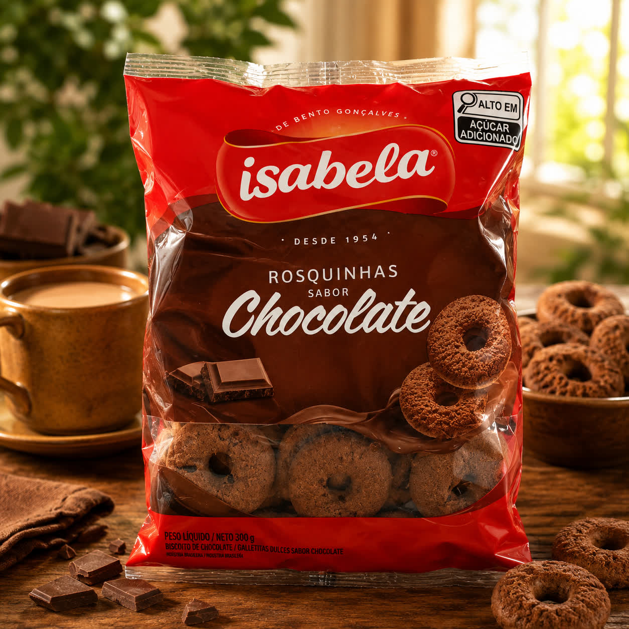 Galletas Rosquillas de Chocolate, 300g