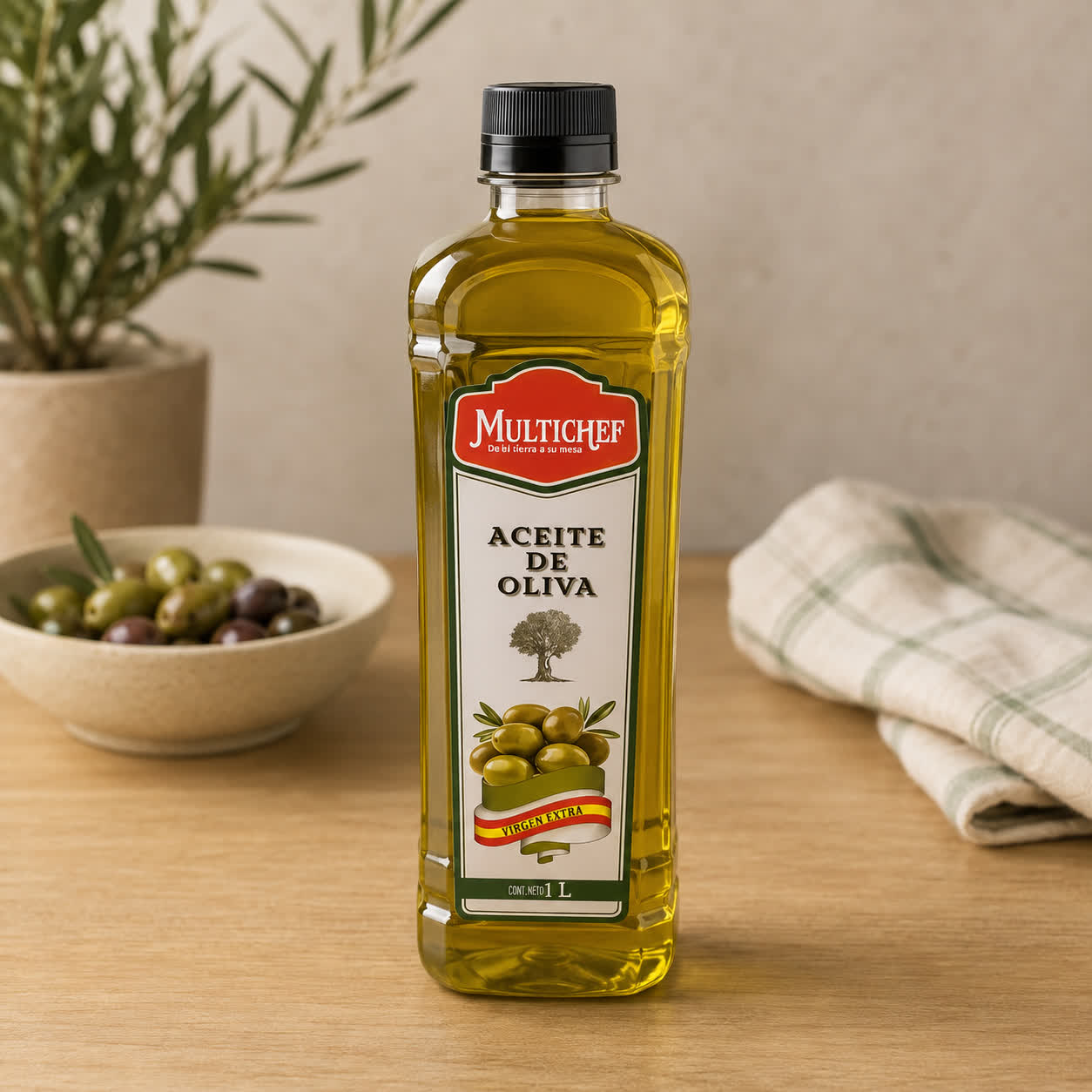 Aceite Oliva Multichef, 1LT