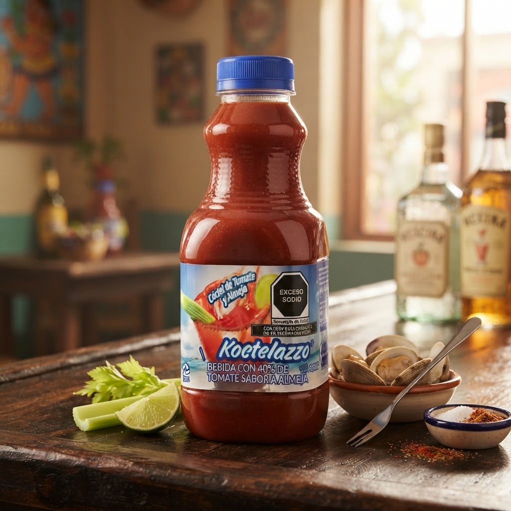 Coctel de Tomate y Almeja, Kermato, 473ml