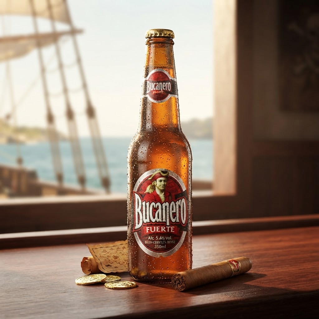 Caja de Cerveza Bucanero de Botella, 24u,  350ml
