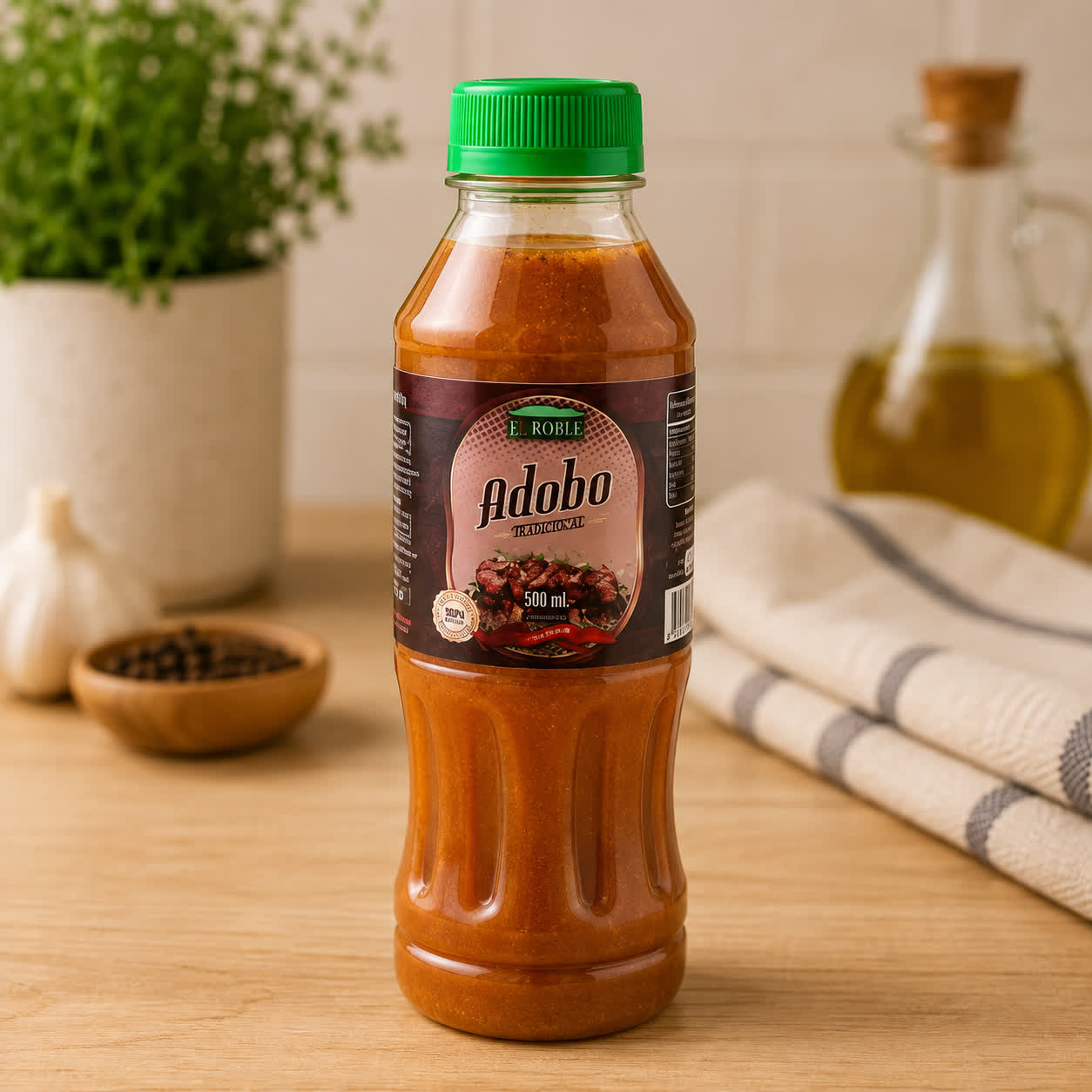 Adobo Criollo El Roble, 500ml