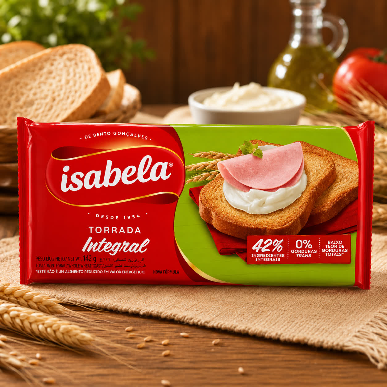 Tostadas Integral, 142g