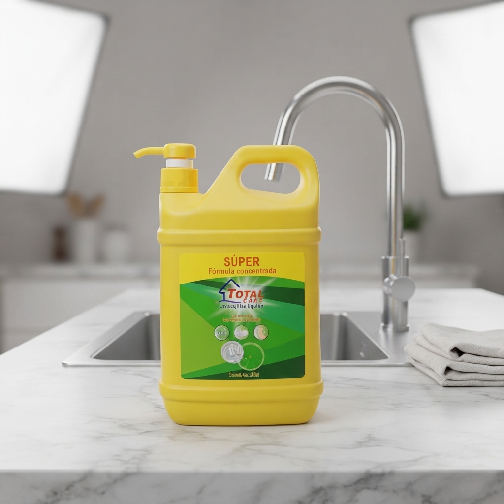 Lavavajillas Líquido de Limón Total Care, 2Lt