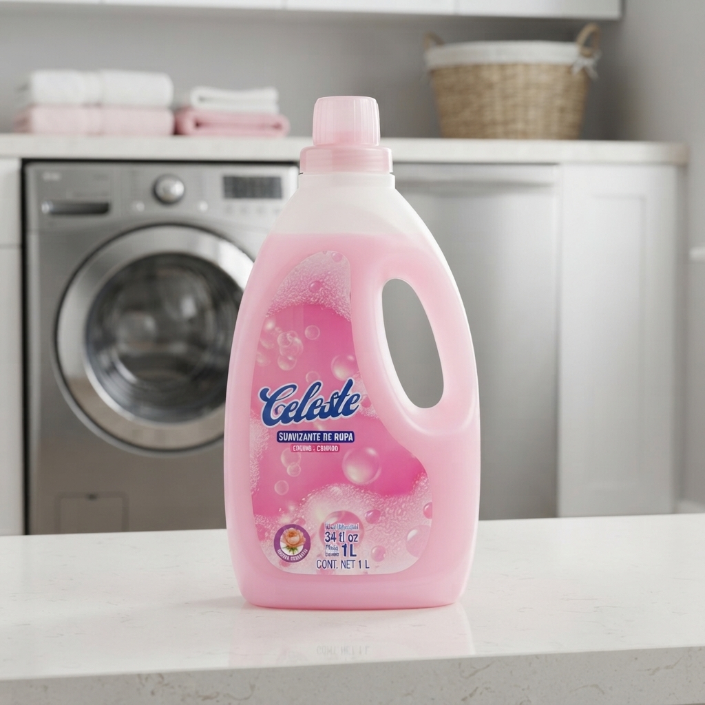 Detergente Líquido Suavizante Celeste, 1LT