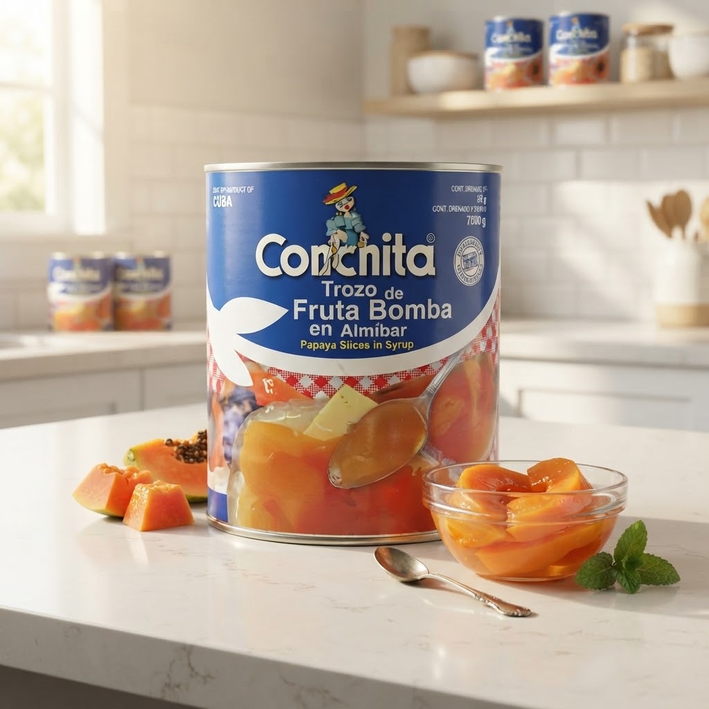 Trozos de Fruta Bomba en Almíbar La Conchita, 3kg