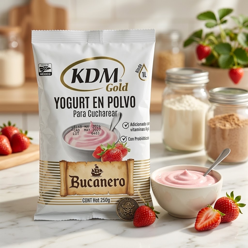 Yogurt en Polvo para Cucharear de Fresa, 250g