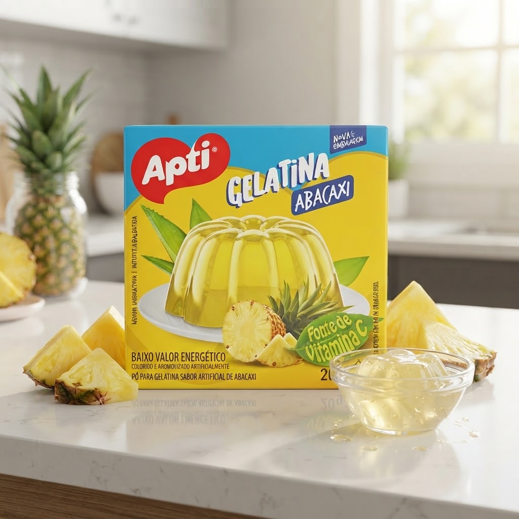 Gelatina de Piña Apti, 20g