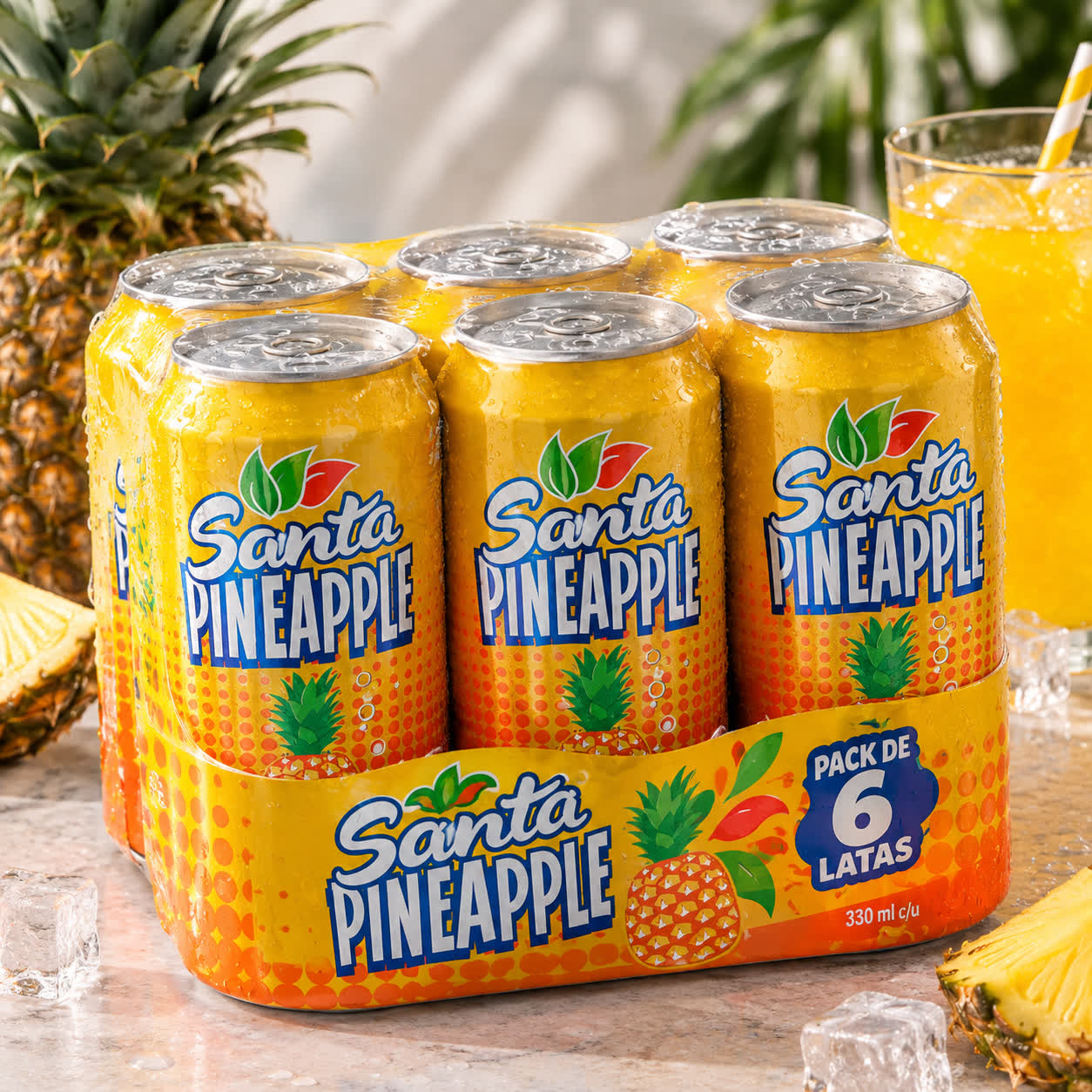 Refresco Pack de 6u Santa de Piña