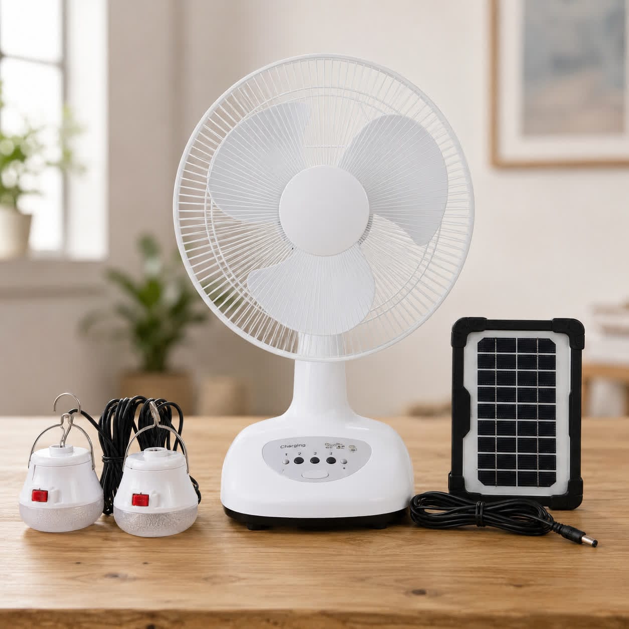 Ventilador de Mesa Recargable Wealco