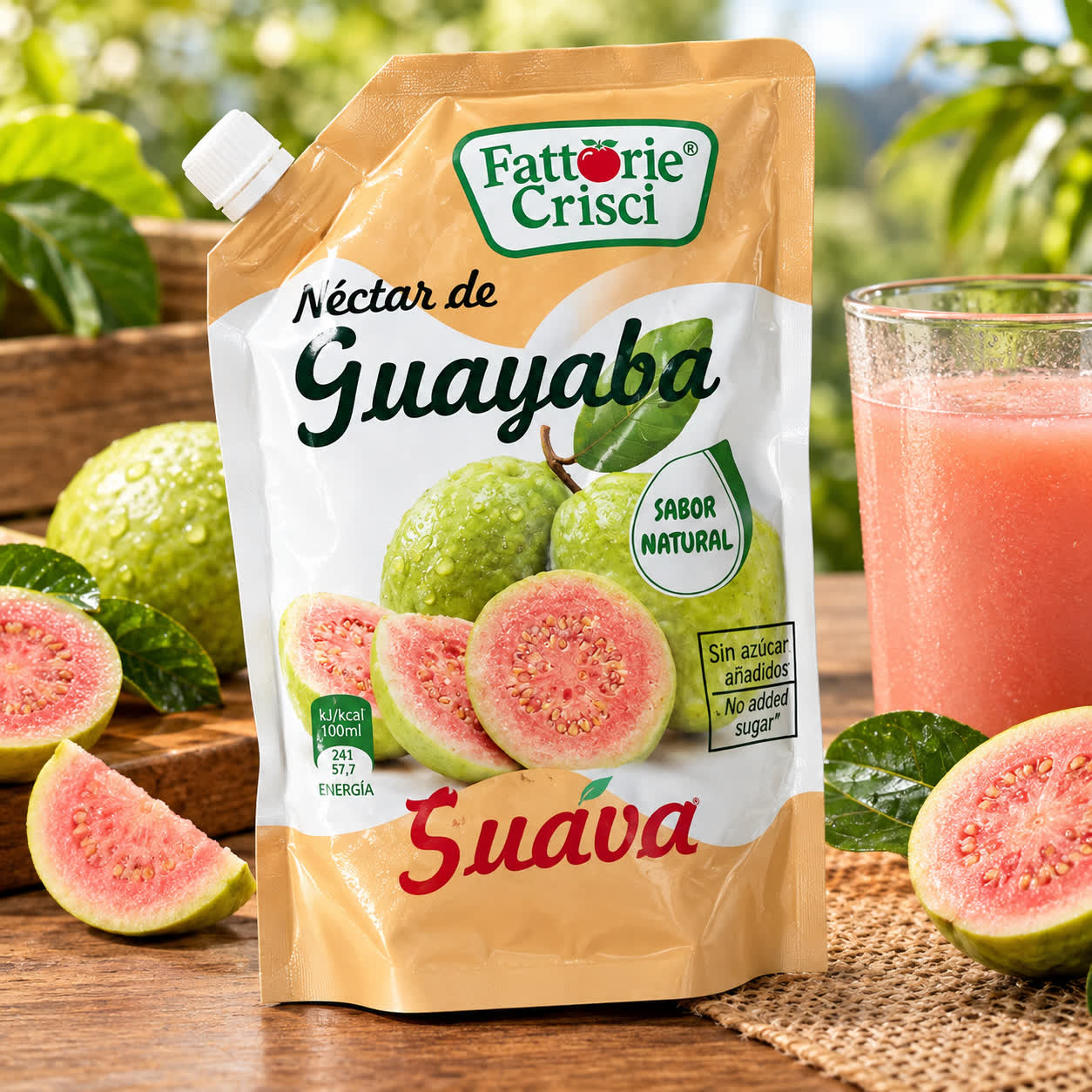 Jugo de Guayaba Factorie Crisci, 700ml