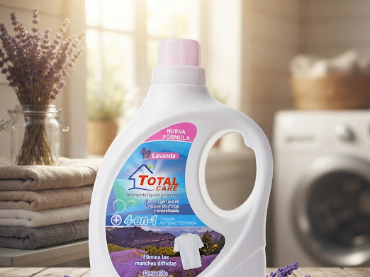 Detergente Líquido para Ropa 4 en 1 Total Care, 1LT