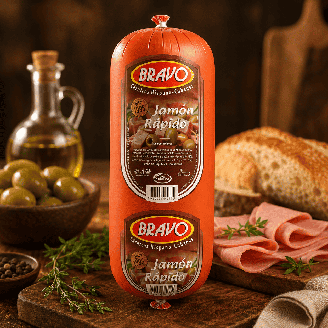 Jamón Rápido Bravo, 2Kg