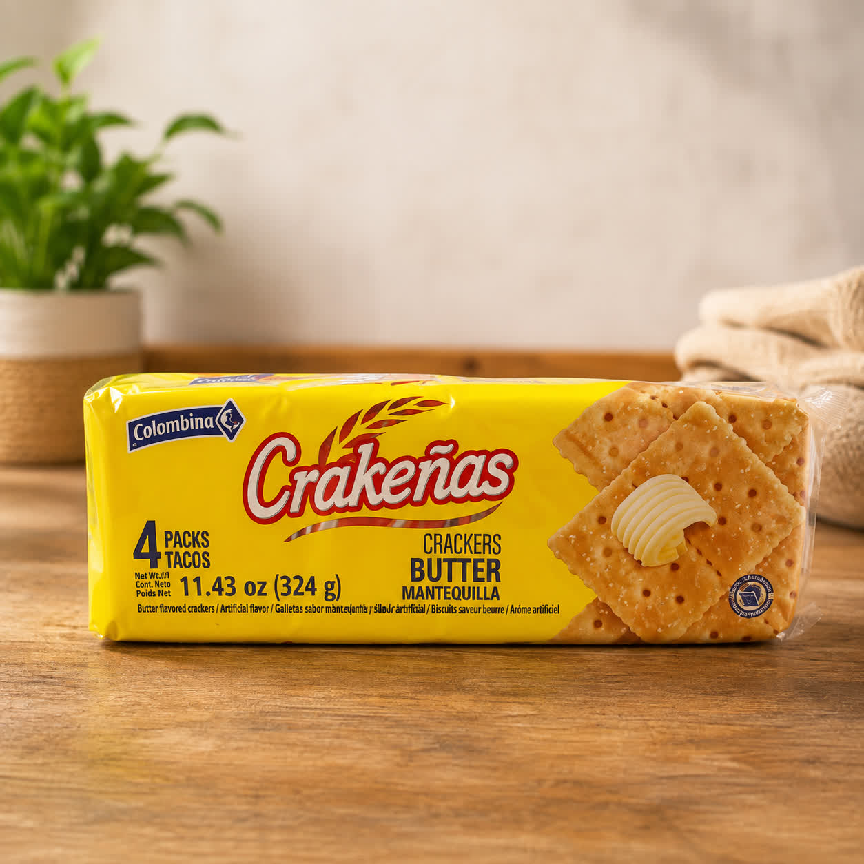 Galletas Crakeñas de Mantequilla, 324g