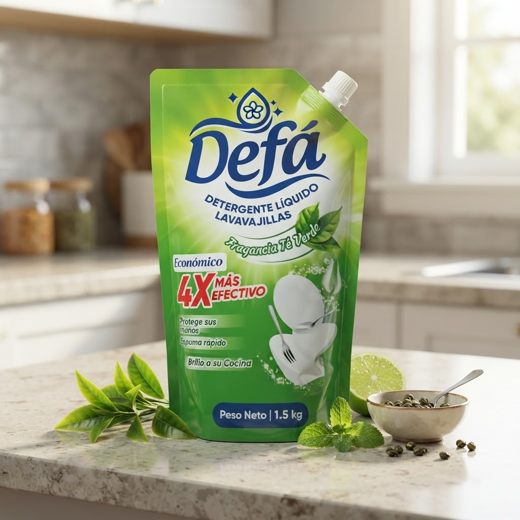 Detergente Liquido Lavavajillas Defa, 1.5kg